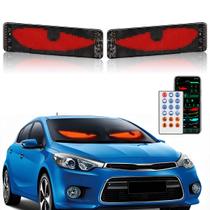 Luzes LED para carros ZCCHESONG 13,7"x4 cm Animated Devil