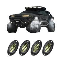 Luzes Led Para Chassi De Carro 4 Unidades Para Caminhões Captadores Off Road Jeep Suv Atv Utv