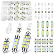 Luzes LED para interiores de automóveis Aorolbi 42 unidades brancas para caminhões Luzes LED para interiores de automóveis Aorolbi 42 unidades brancas para caminhões
