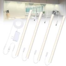 Luzes LED sob o gabinete JUSJUBR Plug-in reguláveis 4x30cm