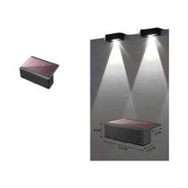 Luzes LED Solares À Prova d'Água Para Cercas, Decks, Jardins E Iluminação De Paredes