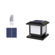 Luzes LED Solares À Prova d'Água Para Exteriores, Luminária De Pilar Para Paisagismo Com Controle