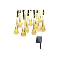 Luzes LED solares Garland 6 metros Warm Drop Luzes LED solares Garland 6 metros Warm Drop