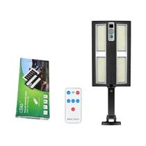 Luzes LED Solares Para Exterior IP65 À Prova d'Água Com Sensor De Movimento Controle Remoto Lâmpada