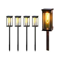 Luzes LED Solares Para Jardim, À Prova d'Água, Para Caminhos, Decoração De Pátio E Jardim, Pacote
