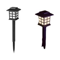 Luzes LED Solares Para Jardim Ao Ar Livre, IP65 À Prova d'Água, Lâmpada Decorativa Para Caminhos E