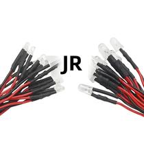 Luzes LED Vermelhas Brancas Amarelas 10pcs 3mm 5mm 3V-12V Para 1/10 RC Crawler Car Traxxas Axial