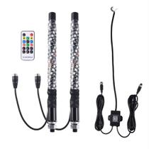 Luzes LED Whip De 1FT 2PCS Com Controle Remoto Para Antena De Bandeira Para UTV ATV off Road Truck