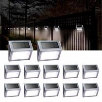 Luzes movidas a energia solar XLUX para Deck Steps Stairs, pacote com 12 Luzes movidas a energia solar XLUX para Deck Steps Stairs, pacote com 12