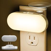 Luzes noturnas DoresShop Plug into Wall 1W 3000K LED, pacote com 2