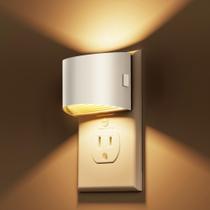Luzes noturnas L LOHAS LED Plug in Wall 3000K Soft White, pacote com 2