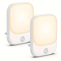 Luzes Noturnas LED Com Sensor De Movimento Para Quarto Infantil, Plugue EU, Luminária De Armário Sem