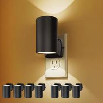 Luzes noturnas NOVELUX com certificação ETL 2700K Dusk to Dawn, pacote com 8