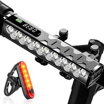 Luzes para Bicicleta VASTFIRE 17 LEDs 5000 lúmens recarregáveis via USB Luzes para Bicicleta VASTFIRE 17 LEDs 5000 lúmens recarregáveis via USB