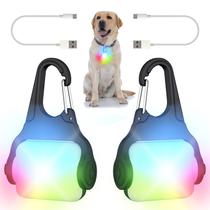 Luzes para Coleira de Cão - Pacote com 2 Lâmpadas BLBS com Troca de Cor