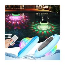 Luzes para Piscina QOLNBY 17 cm Solar Recarregáveis por USB RGB Luzes para Piscina QOLNBY 17 cm Solar Recarregáveis por USB RGB