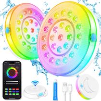 Luzes para Piscina VIDOME Recarregáveis à Prova dÁgua com 16 Cores Luzes para Piscina VIDOME Recarregáveis à Prova dÁgua com 16 Cores