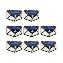 Luzes Solares 100LED Para Exterior Com Sensor De Movimento 3 Modos 270 graus Ângulo De Iluminação Para