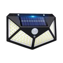 Luzes Solares 100LED Para Exterior Com Sensor De Movimento 3 Modos 270 graus Ângulo De Iluminação Para