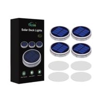 Luzes Solares À Prova D'água Para Áreas Externas, Com Acionamento Automático, Para Pátios, Decks,