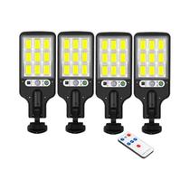 Luzes Solares À Prova d'Água Para Exterior Com Sensor De Movimento LED, Lâmpada De Rua Para Jardim,