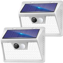 Luzes solares ao ar livre kolpop 140 LED 3 modos IP65 à prova d'água Luzes solares ao ar livre kolpop 140 LED 3 modos IP65 à prova d'água