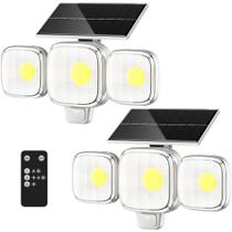 Luzes Solares com Sensor de Movimento CINOTON 3 Modos IP65 à Prova d'Água 2 Unidades Luzes Solares com Sensor de Movimento CINOTON 3 Modos IP65 à Prova d'Água 2 Unidades