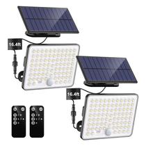 Luzes Solares com Sensor de Movimento nipify, 3 Modos, Controle Remoto, IP65 à Prova dÁgua, 2 Luzes Solares com Sensor de Movimento nipify, 3 Modos, Controle Remoto, IP65 à Prova dÁgua, 2