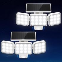 Luzes Solares com Sensor de Movimento WdtPro 3500 lm à Prova dÁgua, Kit com 2 Luzes Solares com Sensor de Movimento WdtPro 3500 lm à Prova dÁgua, Kit com 2