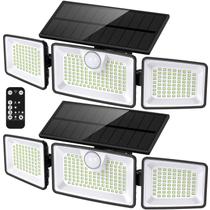 Luzes Solares Daphino 2500LM com Sensor de Movimento - 3 Cabeças - 355°