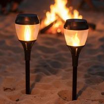 Luzes Solares de Caminho FoxFlame à Prova dÁgua com Efeito Tremulante de Chama LED, 2 Unidades Luzes Solares de Caminho FoxFlame à Prova dÁgua com Efeito Tremulante de Chama LED, 2 Unidades