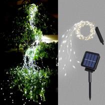 Luzes solares de corda ANGMLN 200 LEDs 8 modos à prova d'água