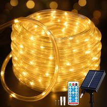 Luzes solares de corda ANJAYLIA 20m 200 LED impermeáveis brancas quentes
