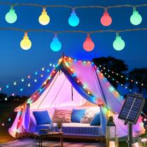 Luzes solares de corda Brightown 60 LED multicoloridas 6,56 m