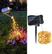 Luzes solares de corda em cascata ZNYCYE 200 LED 8 modos IP65 Luzes solares de corda em cascata ZNYCYE 200 LED 8 modos IP65