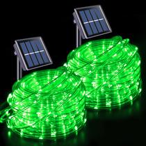 Luzes solares de corda JMEXSUSS 2* 200 LED verdes 20m impermeáveis Luzes solares de corda JMEXSUSS 2* 200 LED verdes 20m impermeáveis