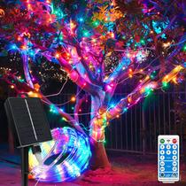 Luzes solares de corda LairtPow Waterproof 12 m 100 LEDs, pacote com 4 Luzes solares de corda LairtPow Waterproof 12 m 100 LEDs, pacote com 4