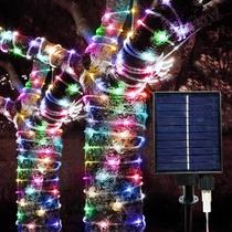 Luzes solares de corda LiyuanQ 99 pés 300 LED multicoloridas ao ar livre Luzes solares de corda LiyuanQ 99 pés 300 LED multicoloridas ao ar livre