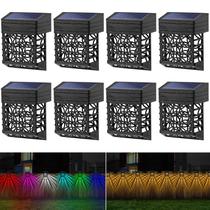 Luzes solares de deck GOODFOEVER, pacote com 8 unidades, luz de vedação à prova d'água Luzes solares de deck GOODFOEVER, pacote com 8 unidades, luz de vedação à prova d'água