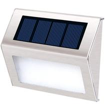 Luzes solares de deck KPL à prova d'água ao ar livre (branco frio)