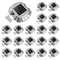Luzes solares de deck VOLISUN, pacote com 20 LED IP67, à prova d'água