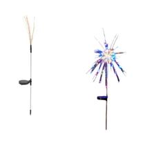 Luzes Solares De Fogos De Artifício À Prova d'Água Com 60 LEDs Para Jardim, Lâmpada De Dente-de-Leão Luzes Solares De Fogos De Artifício À Prova d'Água Com 60 LEDs Para Jardim, Lâmpada De Dente-de-Leão