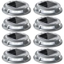 Luzes solares de garagem, laterais, 16 LEDs, 9 modos, RGB, IP68 Luzes solares de garagem, laterais, 16 LEDs, 9 modos, RGB, IP68