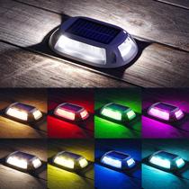 Luzes solares de garagem VIODAIM, pacote com 8, Marine Dock, 9 cores Luzes solares de garagem VIODAIM, pacote com 8, Marine Dock, 9 cores