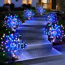 Luzes solares de jardim Anordsem Waterproof, pacote com 6 LED colorido Luzes solares de jardim Anordsem Waterproof, pacote com 6 LED colorido