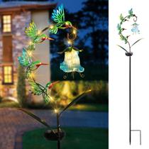 Luzes Solares de Jardim Bshine Beija-flor à Prova dÁgua com Espeto Luzes Solares de Jardim Bshine Beija-flor à Prova dÁgua com Espeto