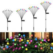 Luzes solares de jardim Galavasen RGB Color Changing, pacote com 4