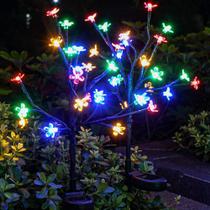 Luzes solares de jardim IUEECEN Sakura 40LED impermeáveis, pacote com 2 Luzes solares de jardim IUEECEN Sakura 40LED impermeáveis, pacote com 2