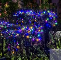 Luzes solares de jardim Kwaiffeo, pacote com 2, 120 LED, impermeáveis