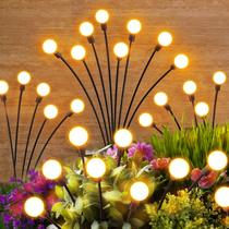Luzes solares de jardim NFEVER, pacote com 4, 32 LED, Firefly Waterproof